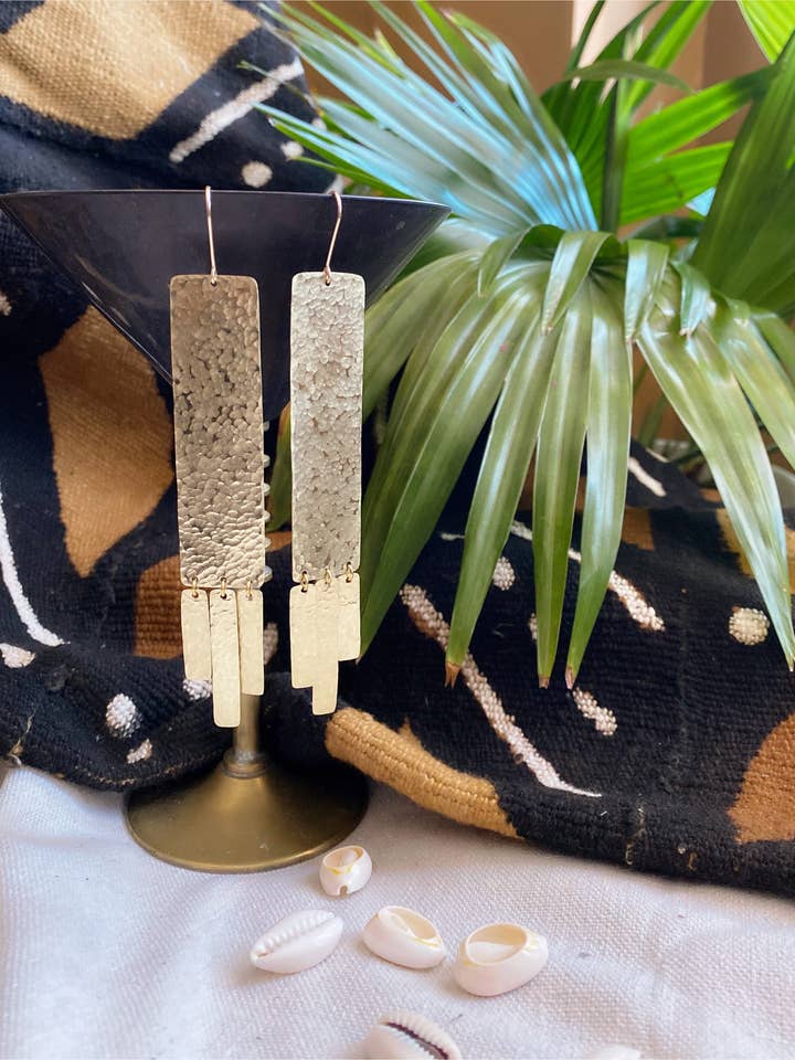 Mbira // Statement Earrings for wholesale by Create or Conform