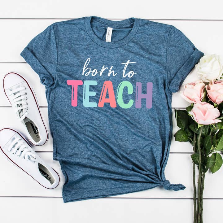 Born to Teach Shirt for wholesale by Nanny Years