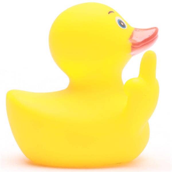 Duckshop - Wholesale Bath Toy - Baby - Duck You Rubber Duck - Middle Finger Rubber Duck