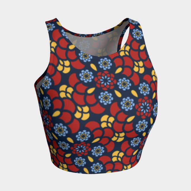 Röd Oasis Atletisk Kort Topp för wholesale av Hadley Pollet