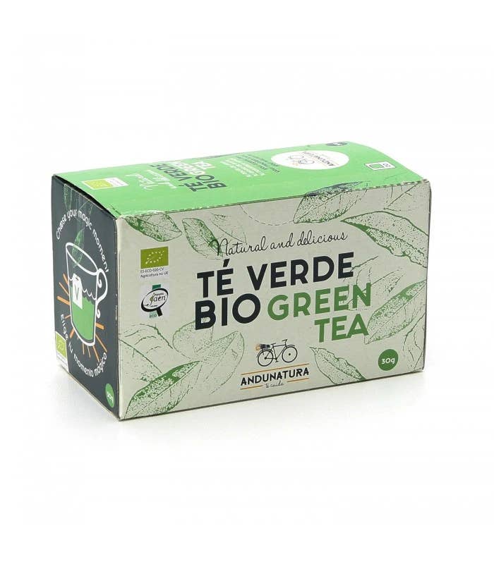 Andunatura - Wholesale Health/Detox Tea - Green Tea ECO - Box of 20 infusions