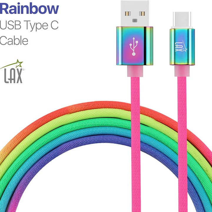 LAX Gadgets - Wholesale Charging Cable - LAX Gadgets USB C Cable - Nylon Braided USB-C Retail Pack17