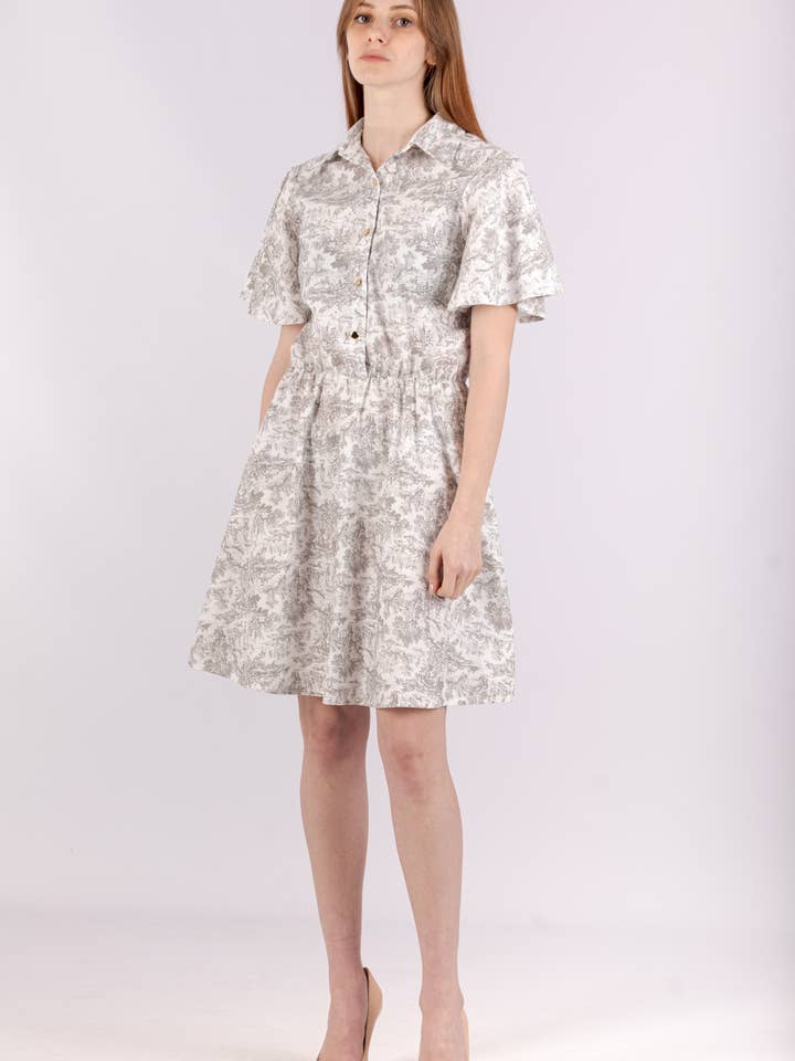 Robe courte à col pour la vente par Lovemà Collection