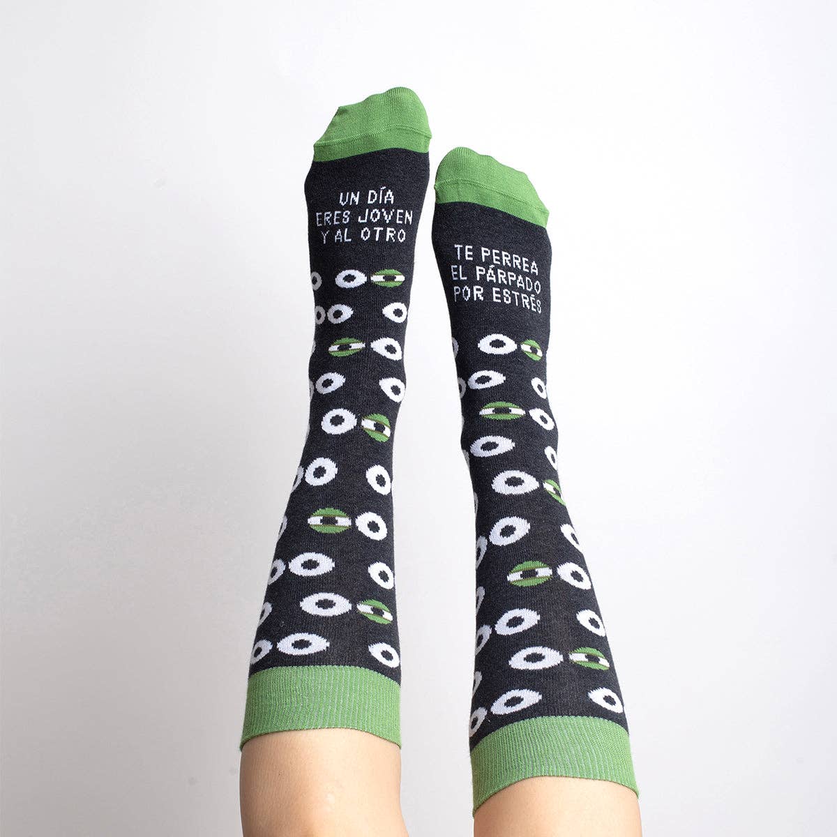 UO - Wholesale Socks - Unisex - Mug + Socks Set "One day you're young and the next your eyelid twitches from stress"5