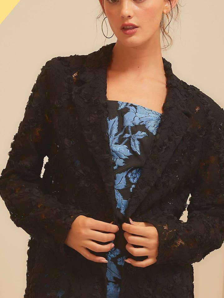 Lace Blazer Jacket for wholesale by Main Strip