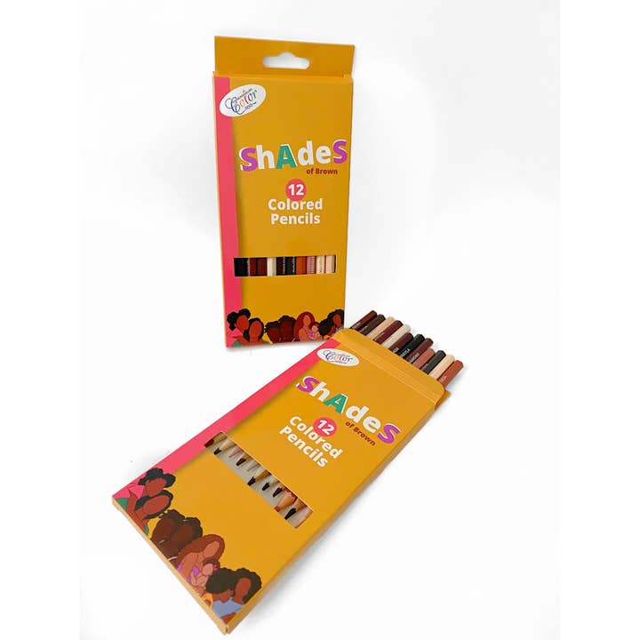 Entrepreneurs Color Too - Wholesale Colored Pencil - Skin Tone Colored Pencils - Shades of Brown