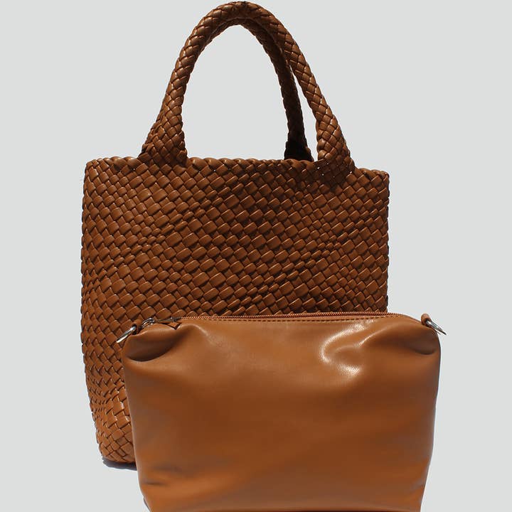 STREET LEVEL - Vente Tote bag – femme - Fourre-tout tissé Ivy 5