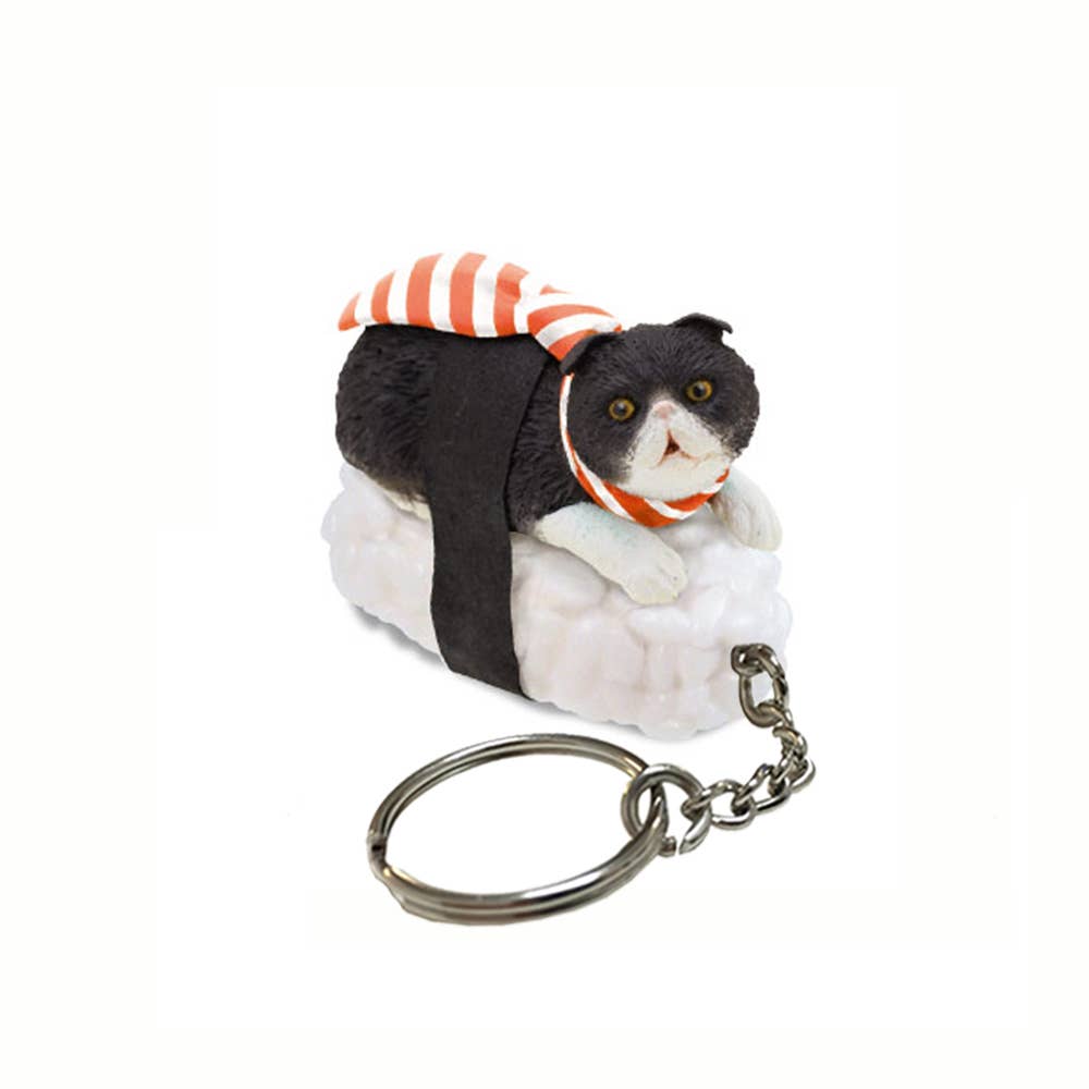 Clever Idiots Inc. - Wholesale Keychain - Unisex - Sushi Cat (Nekozushi) Keyring Blind Box Vol.12