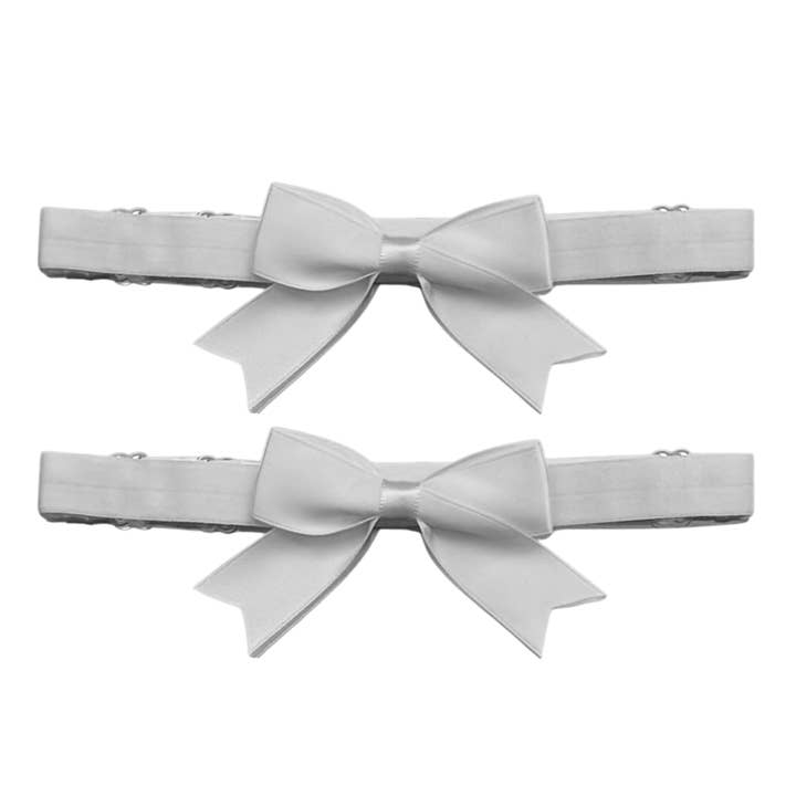 Tyes By Tara - Wholesale Underwear - Women's - Bombshell White Legtyes™ | White Bow Leg Garters4