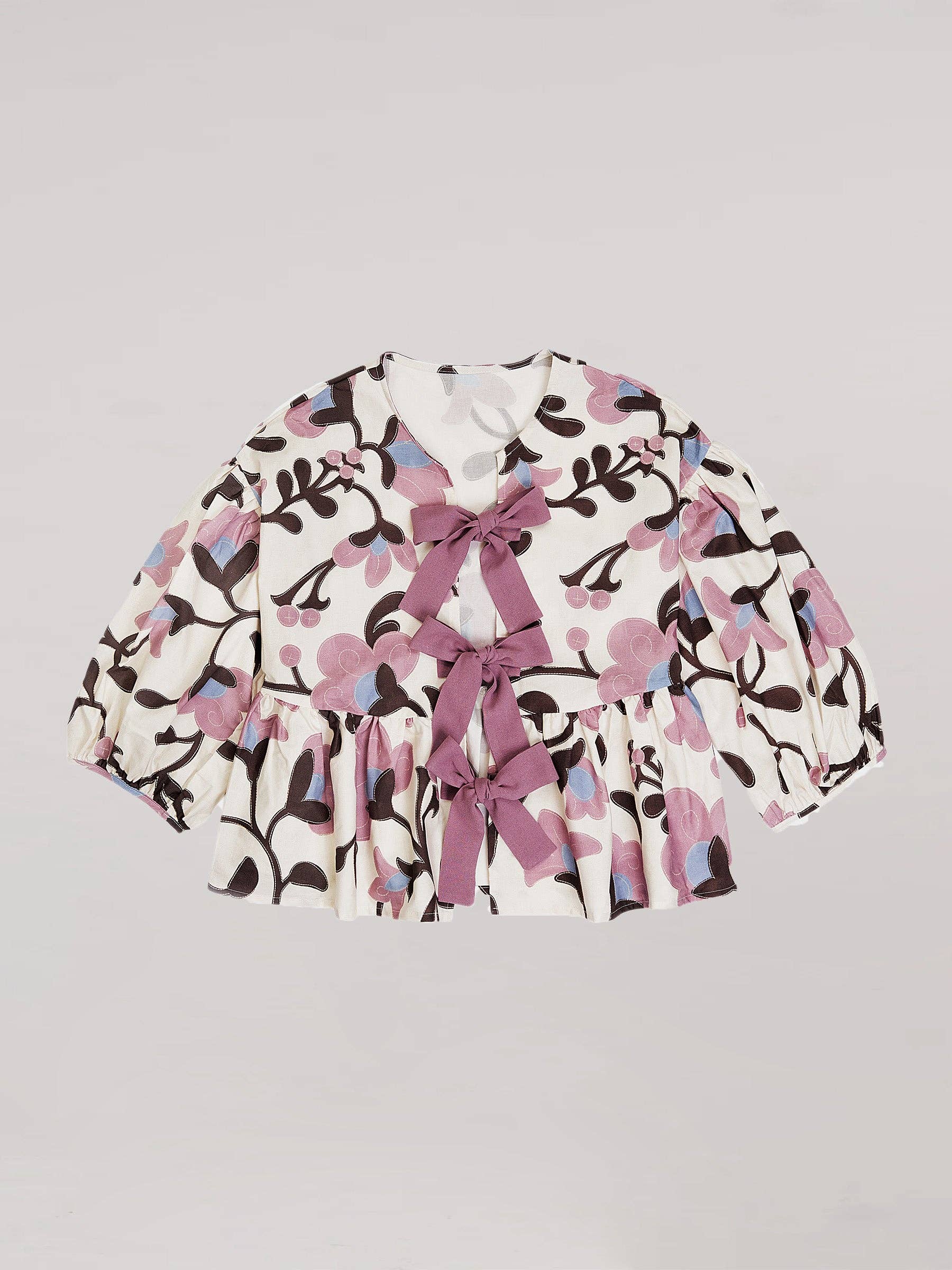 CARMEN SAYS - Wholesale Blouse - Dames - Bloemenprint Top met Bloemengeest0