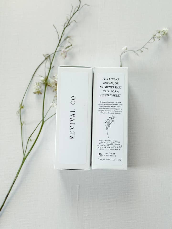 Seaside / Cardamomo + Sale Marino/ Spray per Ambienti + Tessuti per la vendita all'ingrosso da parte di Revival Co