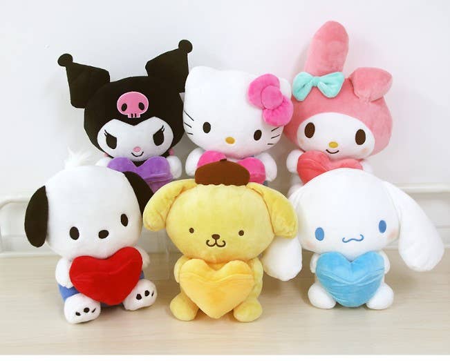 K-Wonderland – wholesale Stuffed/plush toy – Kids & baby – Sanrio Characters with Heart Plush Gift Deco Toy8