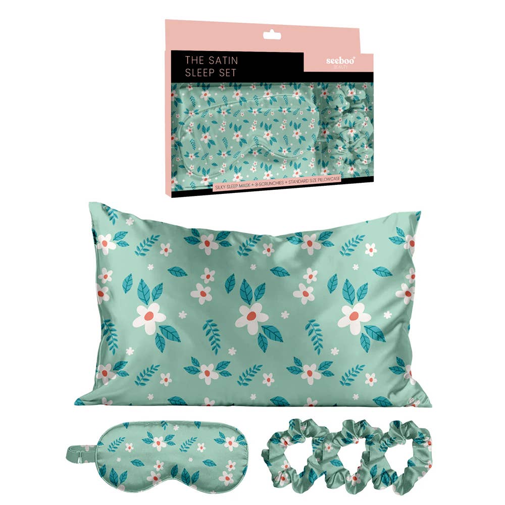 seeboo – wholesale Örngott – Stressing Satin Sleep Set - STÖDER MENTAL HÄLSA1