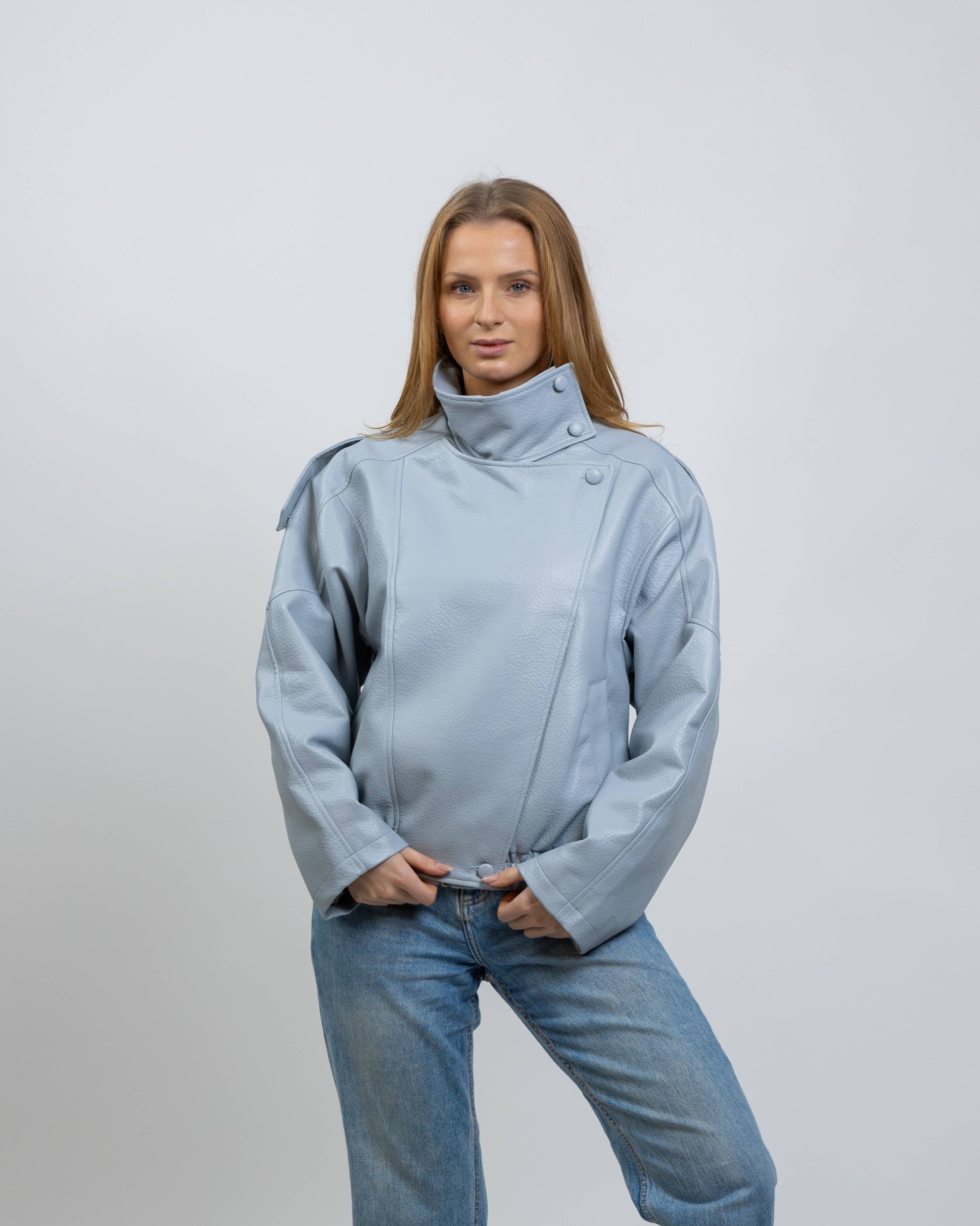 KZELL PARIS - Wholesale Leather Jacket - Women's - FAUX LEATHER BIKER JACKET18