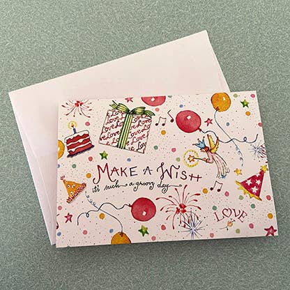 Cartes de vœux d'anniversaire Make A Wish pour la vente par Susan Branch Studios