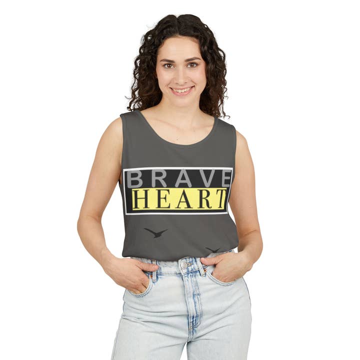 RC'nSONS - Wholesale Tank Top - Men's - Brave Heart Tank Top | Unisex Garment-Dyed Tee23