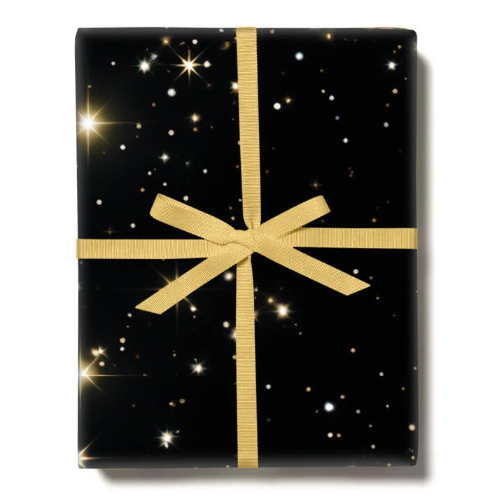 GOLD GLOWING STARS Space Gaveindpakning til ham, hende, mænd, kvinder for engroshandel hos Central 23 Cards