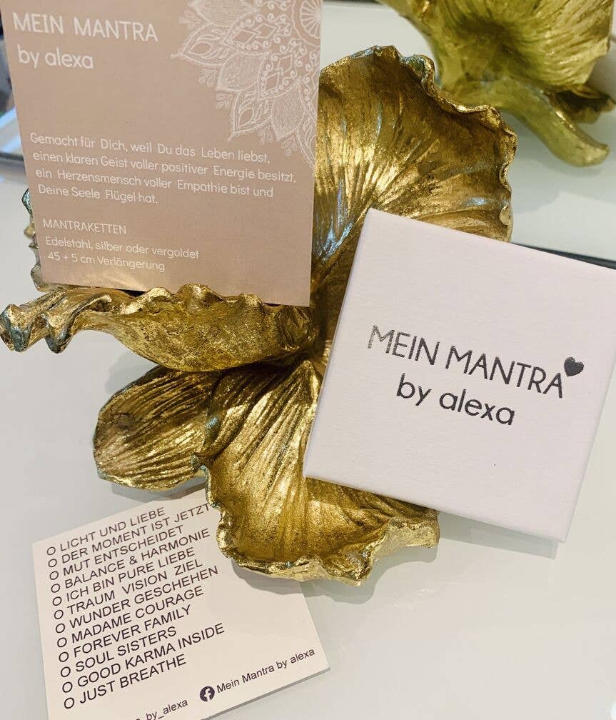 Mein Mantra - Wholesale Pendant/Charm Necklace - Mantra Necklace - LOVE LIVE LAUGH1