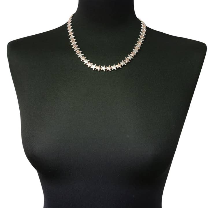 Jess & Lou - Wholesale Choker/Collar - Short Star Choker NK302Mix1