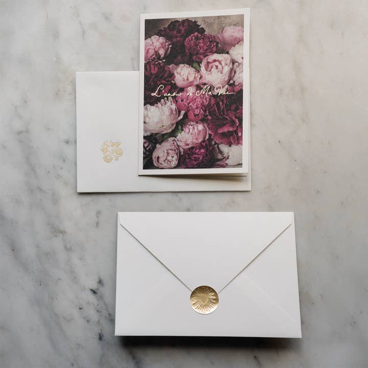 Jamie Beck - Wholesale Stationery/Notecard Set - Amour Stationery Set of 16 Cards and Envelopes6