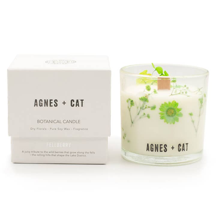 Botanical Soy Wax Candle - Fellberry for wholesale by Agnes + Cat