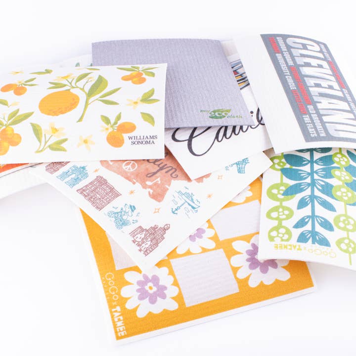 SWEDEdishcloths – toalha de cozinha por atacado – Panos de Pratos Suecos Impressos Personalizados - PEDIDO ANTES DE ENCOMENDAR5