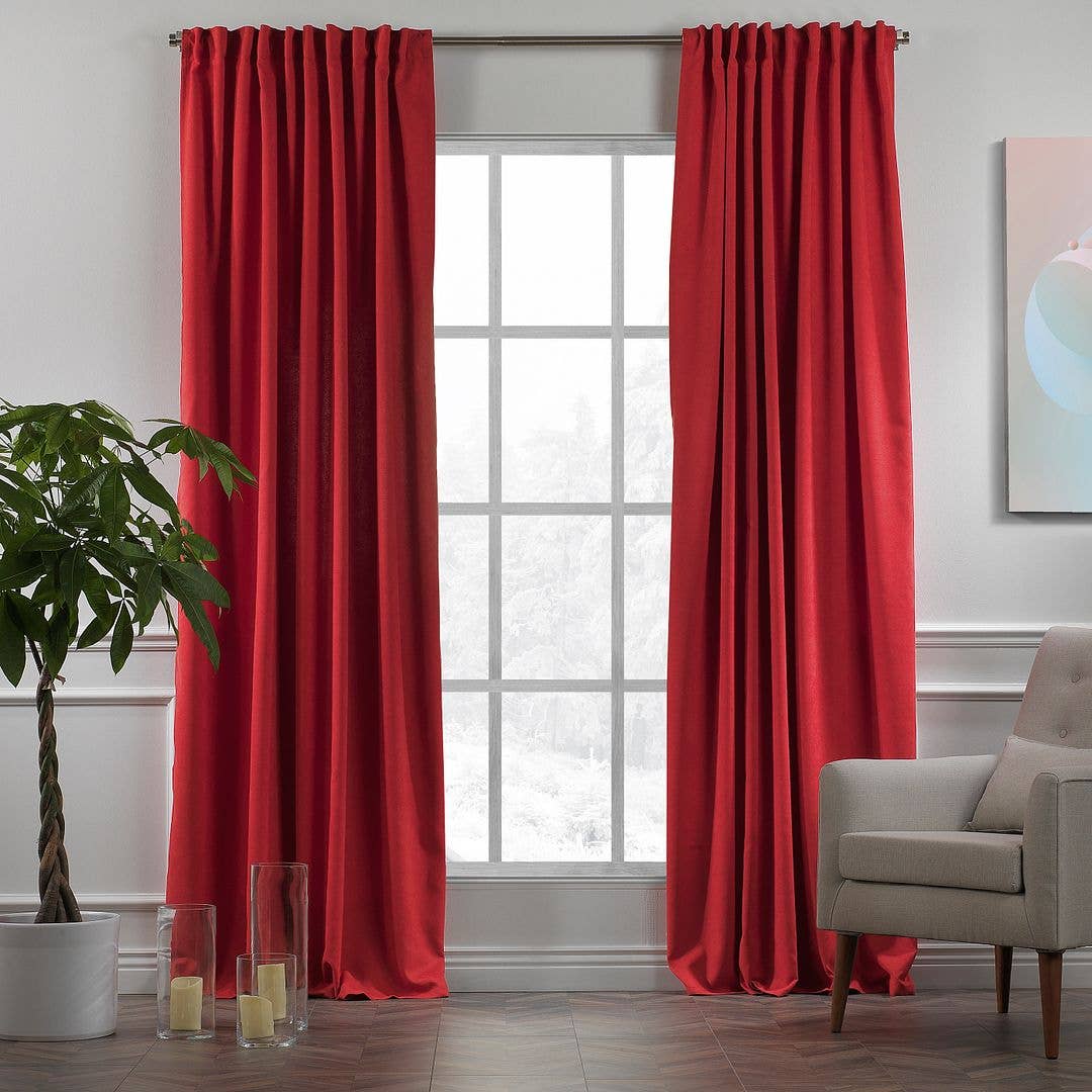 Bes Home Design - Wholesale Curtain - 100" Wide & Extra Long Matte Decorative Custom Size Curtain55