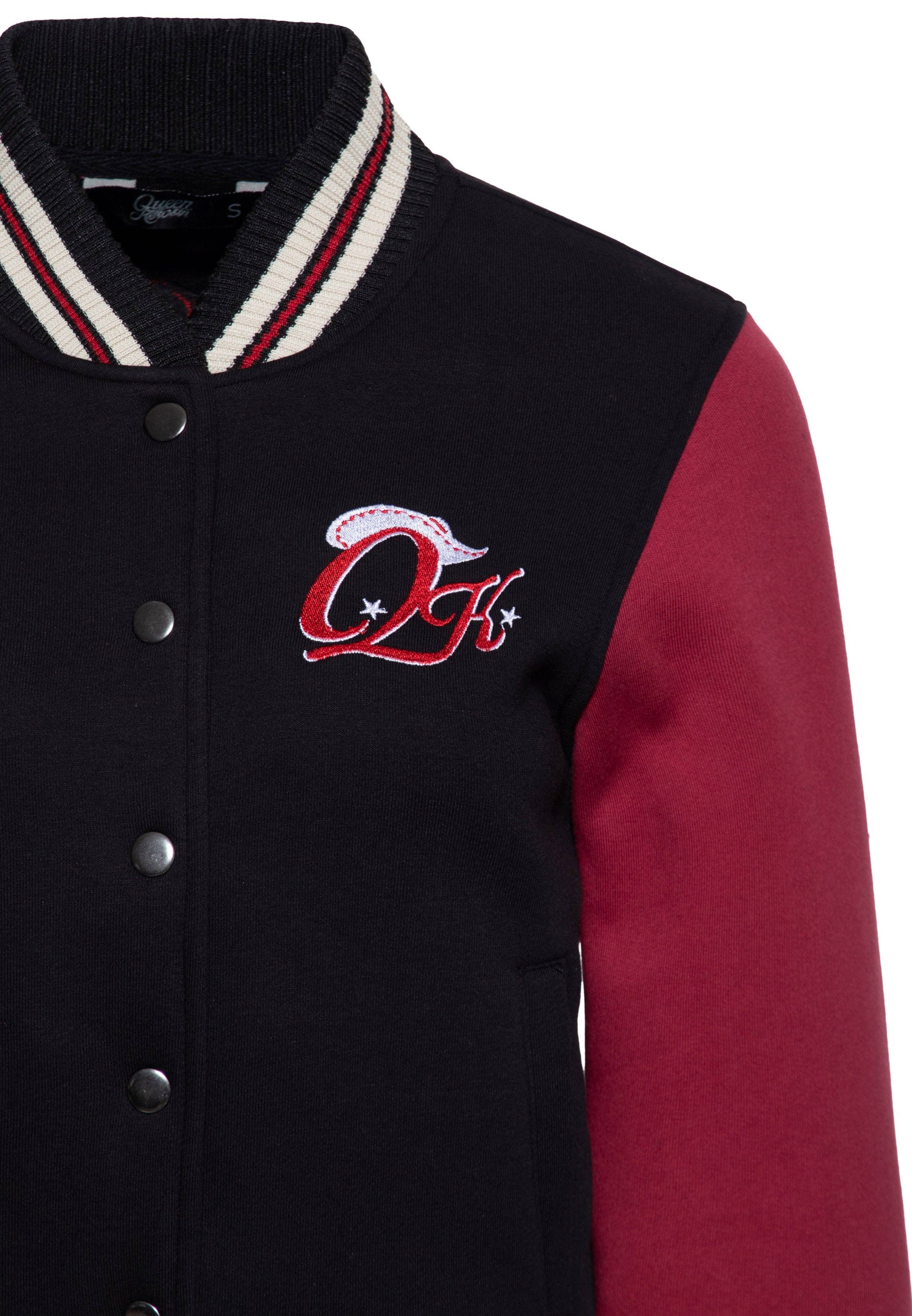 KING KEROSIN - Wholesale Varsity/Baseball Jacket - Women's - Rebel at Heart College Sweatshirt2