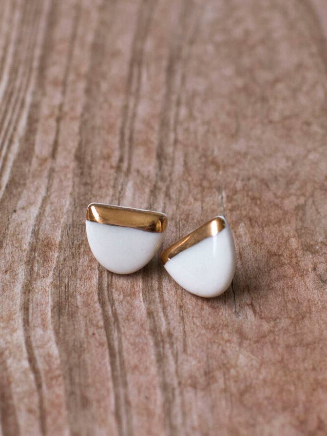 Scallop Studs for wholesale by Heather Kegel Studios