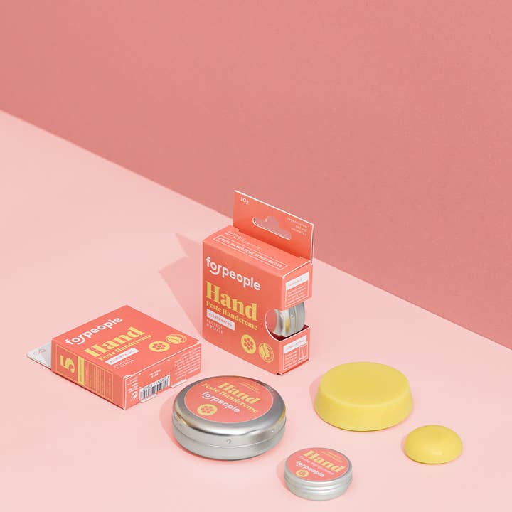 forpeople - Vente Crèmes/lotions pour les mains - Crème pour les mains solide à la cire d'abeille, biologique et sans plastique - 30g