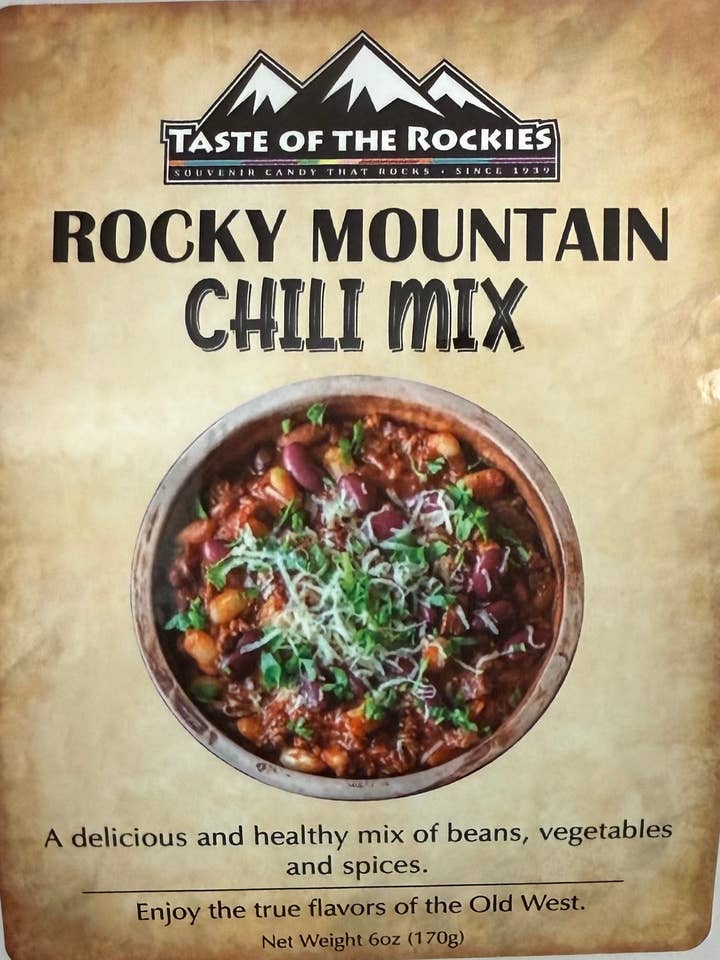 Rocky Mountain Chili Mix -Soup 6oz for wholesale by Taste Of The Rockies