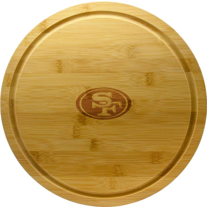 Bamboo Lazy Susan, San Francisco 49ers for wholesale by The Memory Company