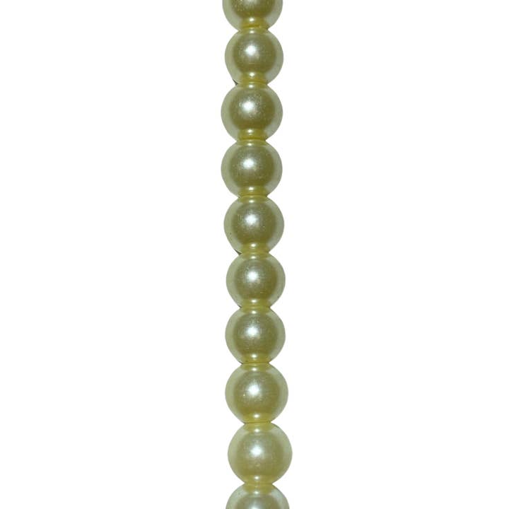 6mm Glas Pärla - Rund/Slät för wholesale av The Bead District