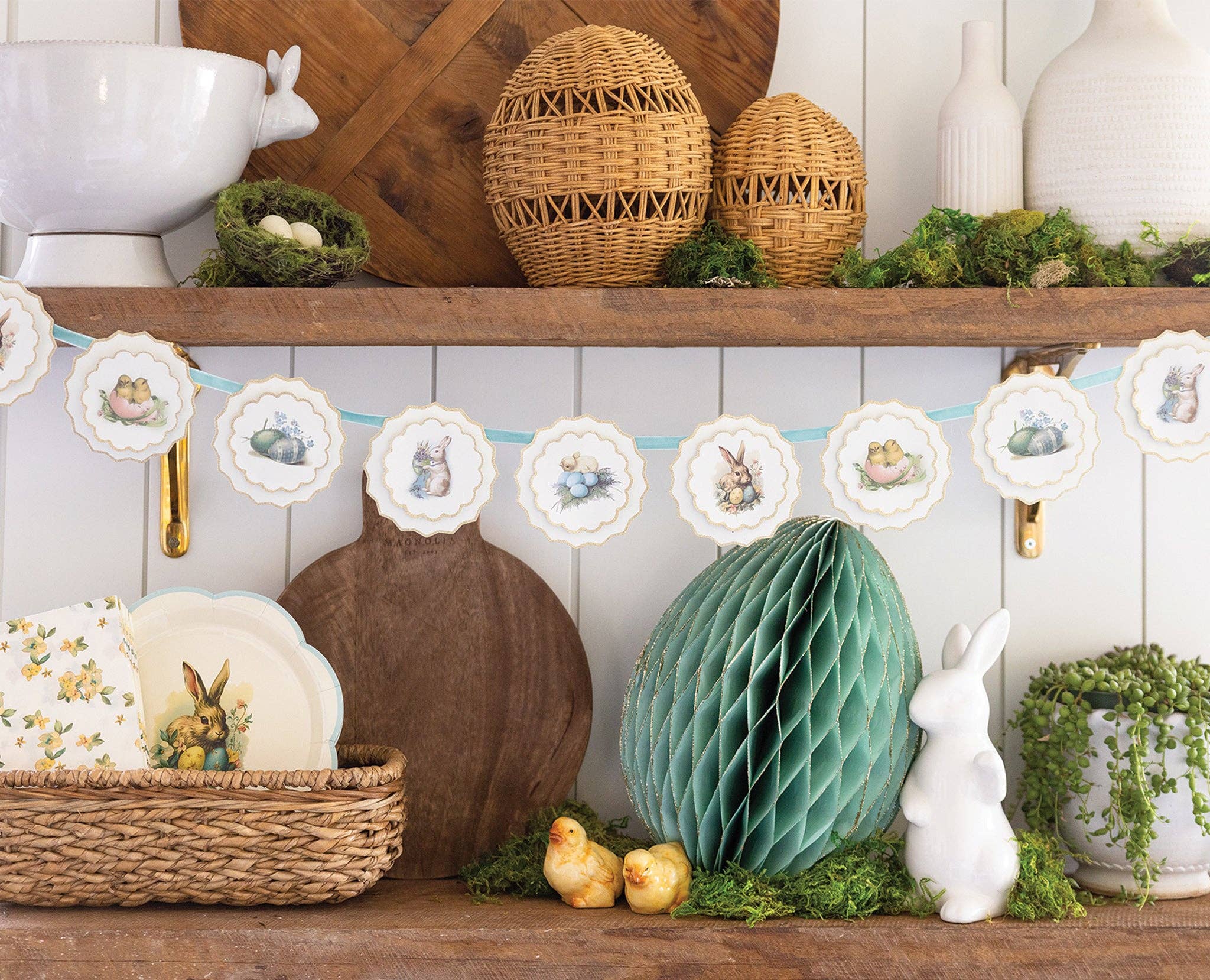 My Mind’s Eye - Venta al por mayor Cartel/pancarta para fiestas - Banner vintage de Pascua en capas1