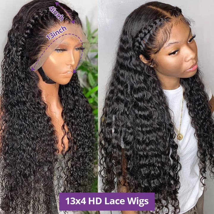 NIA'S BEAUTY BAR L.L.C. - Wholesale Hair Extensions - Deep Wave Hd Lace Frontal Curly Human Hair