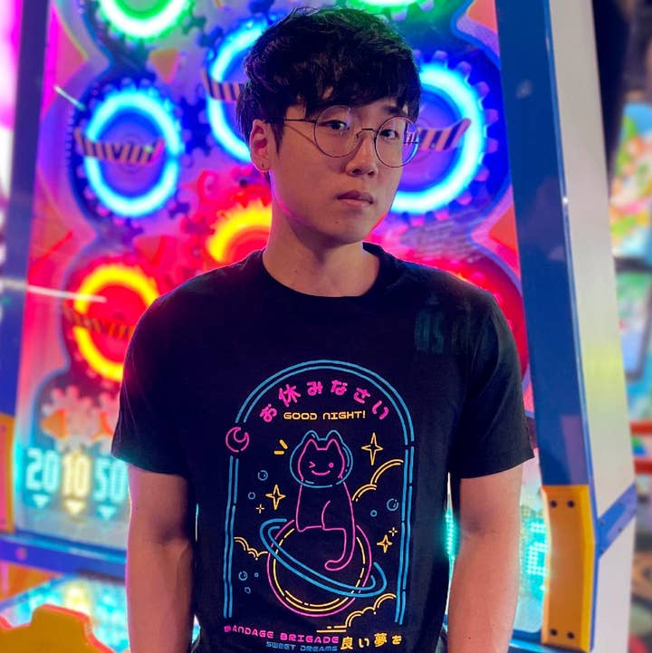 Bandage Brigade - Wholesale Screen Printed T-Shirt - Unisex - Goodnight Cat Tee