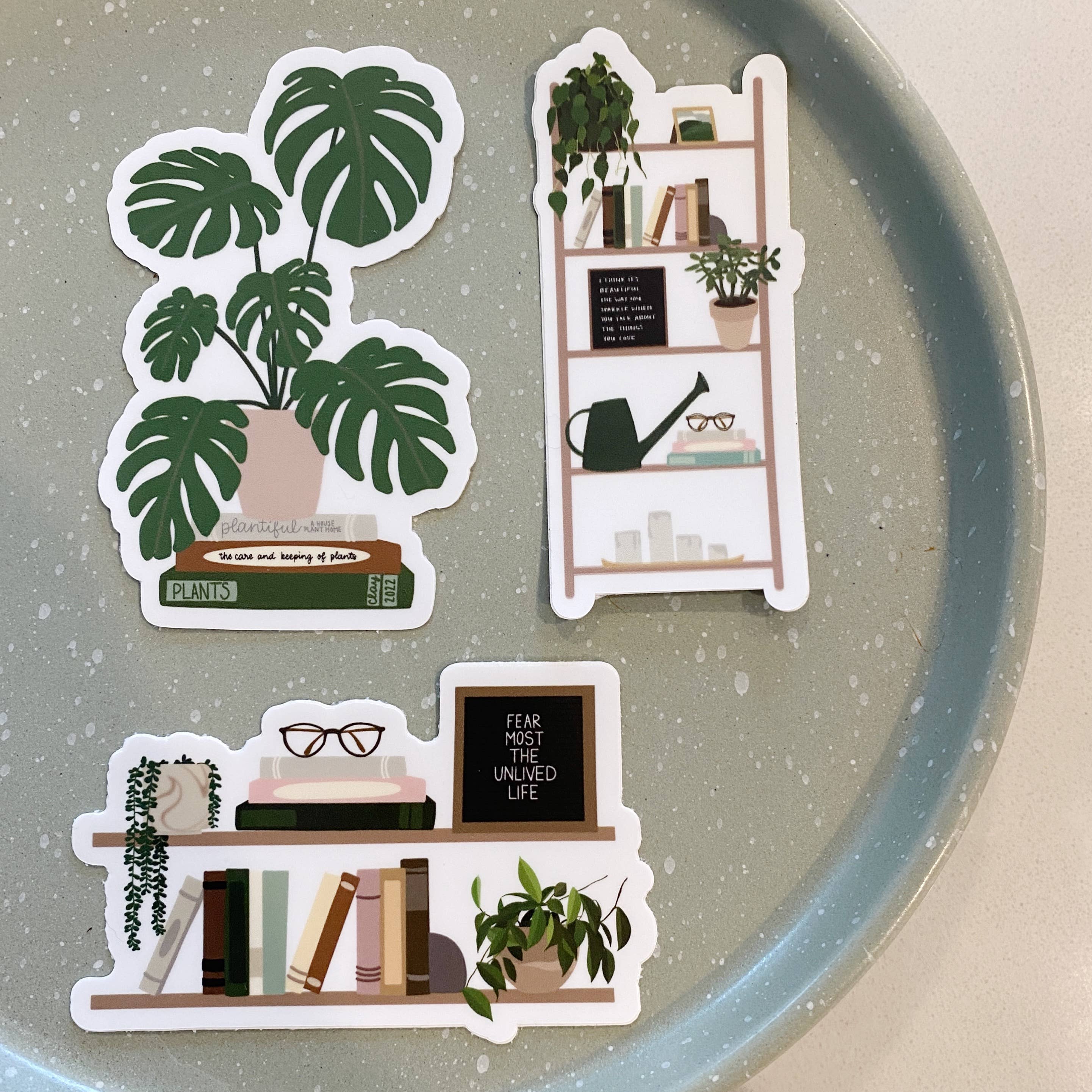Clay Collection Co. - Wholesale Sticker - Book Lover's Shelves Sticker3