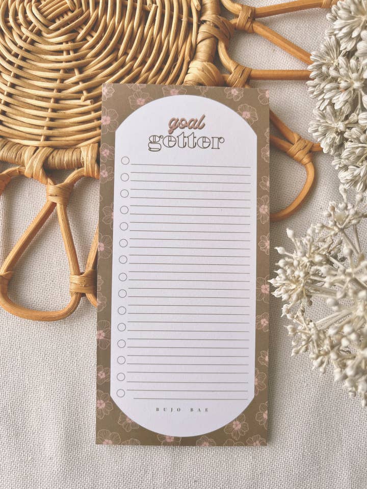 Bloc-notes Goal Getter | Liste de tâches pour la vente par Bujo Bae