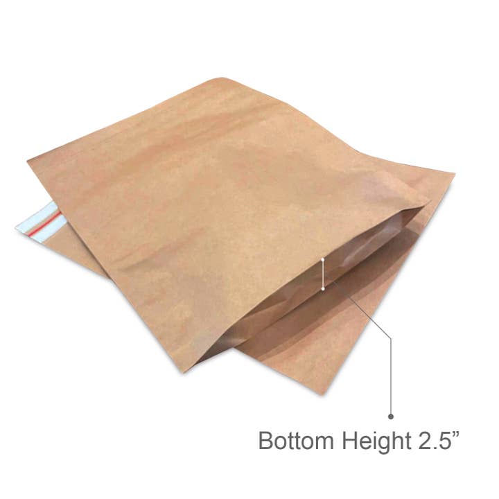 Kis Paper - Vente Enveloppe - 100 sacs d'expédition en papier 16,5x19,25 avec bande de retour autocollante1