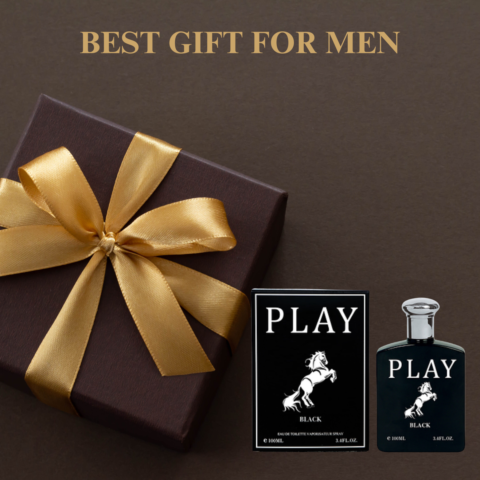 Inspire Scents - Wholesale Perfume/Eau de Toilette - Play Black Cologne for Men 3.4oz/100ml EDT, Fragrance for Me3