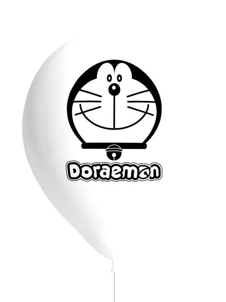 8 Latexballons Doraemon für den Großhandel von Fiestora