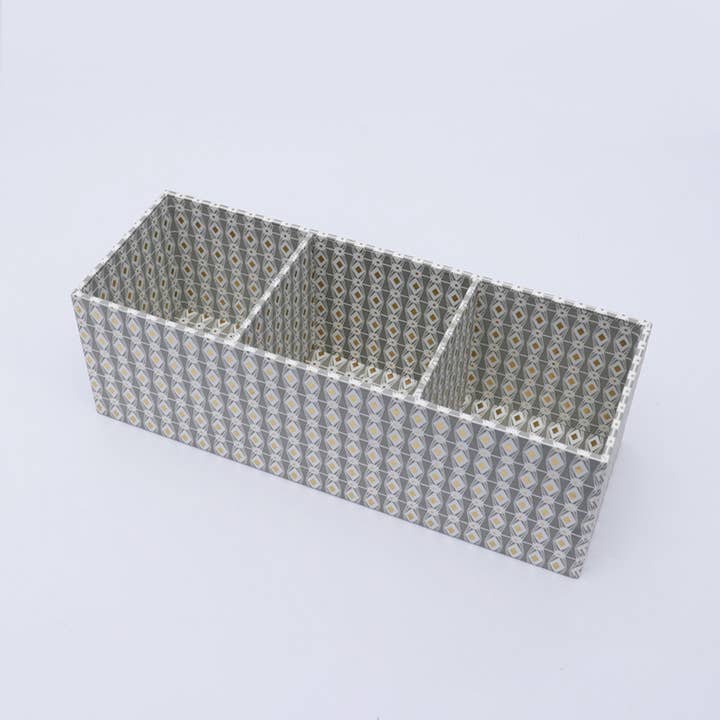 ExpoBazaar – wholesale Desk organiser – Desk Organizer, 3 Section, 14x4.8x4.5", Stationery Organizer3