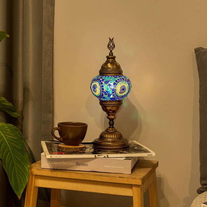 KAFTHAN - Vendita all'ingrosso Lampada da scrivania/d'accento - Lampade a Mosaico | Illuminazione Regalo Decorativo per le Feste di Natale26