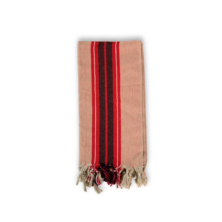Buld&Co. - Wholesale Beach Towel - VERA Striped Turkish Towel, Peshtemal Cotton Beach Towel2