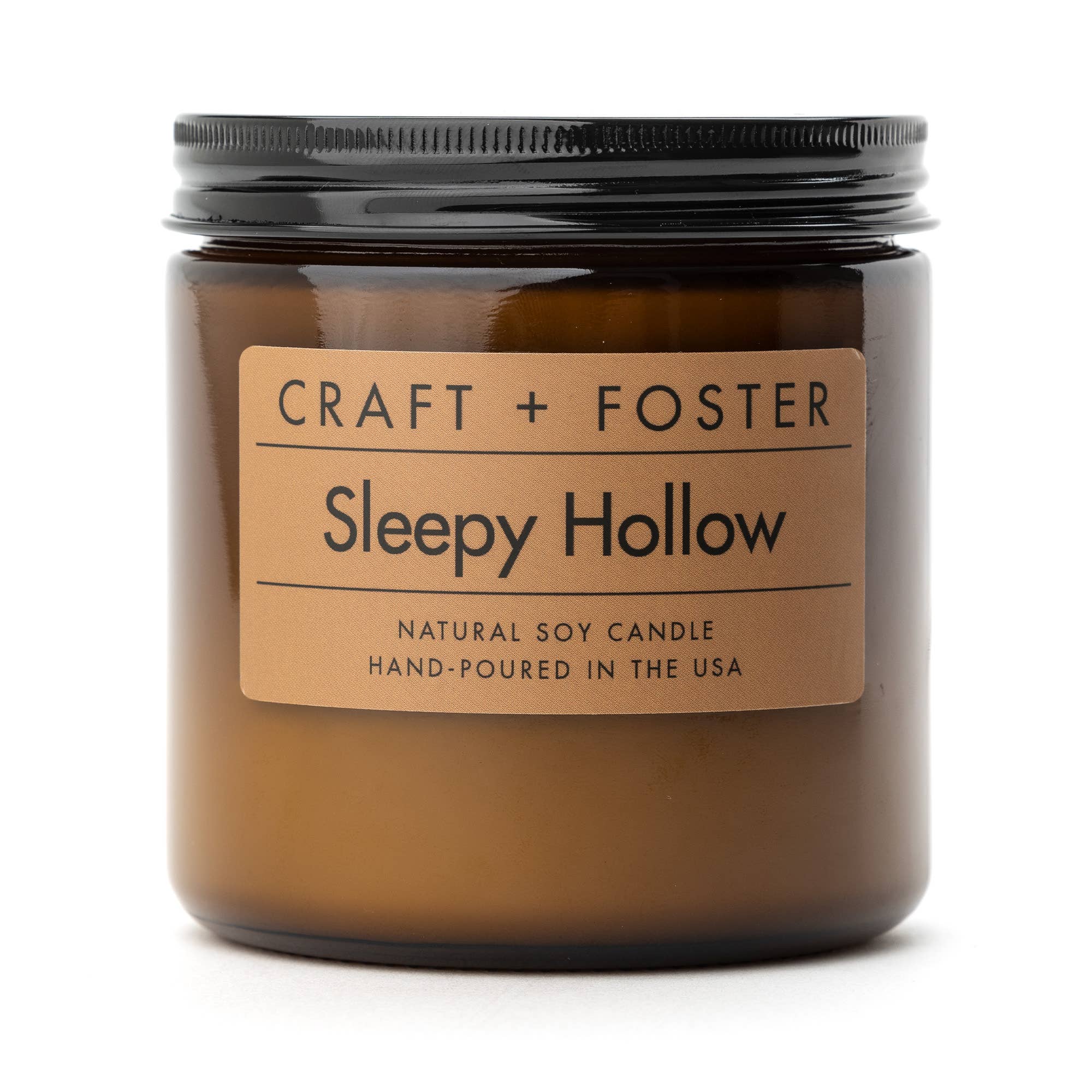 Craft + Foster - Wholesale Jar/Filled Candle - Sleepy Hollow- 12oz Natural Soy Candle0