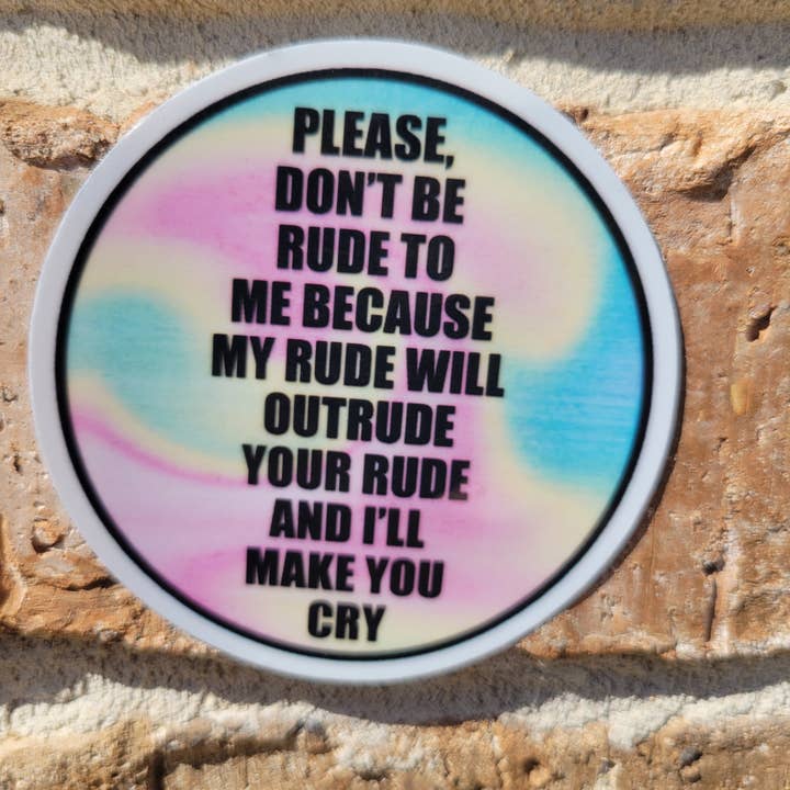 Autocollant vinyle laminé résistant à l'eau de 3 pouces pour la vente par Kodaandmom