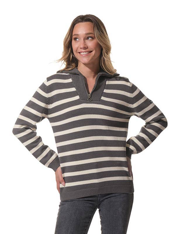 G32VOZIA, Kvindetrøje med lastbilkrave for engroshandel hos Hublot Mode Marine