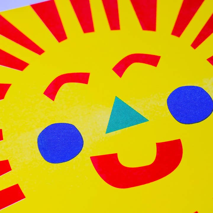 Impressão Quadrada do Sol 30x30 cm (Copiar) por atacado de Teuntje Fleur