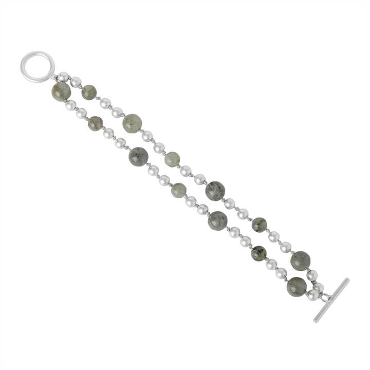 Bracciale in argento 'Spheres Semiprecious' per la vendita all'ingrosso da parte di Bibi Bijoux