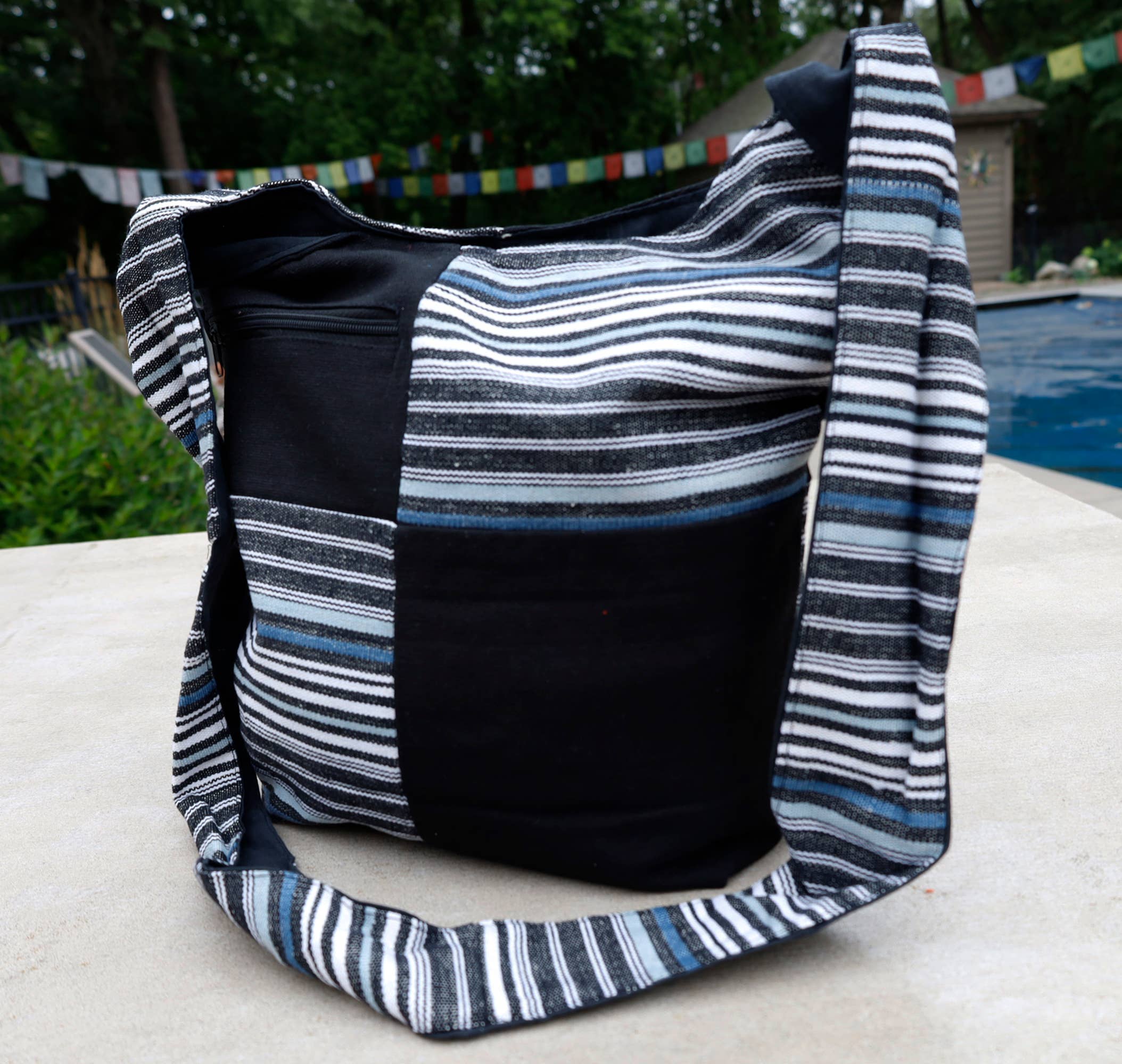 Lungta Imports - Wholesale Crossbody Bag - Women's - Handloom Hobo Bohemian Sling Crossbody Bag15